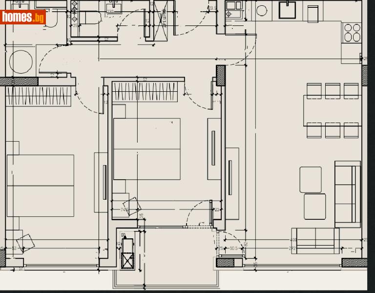 Тристаен, 104m² - Кв. Малинова Долина, София - Апартамент за продажба - АЯКС Имоти - 114126888