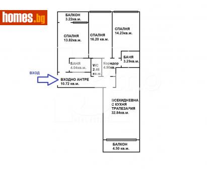 Многостаен, 163m² - Апартамент за продажба - 114142420