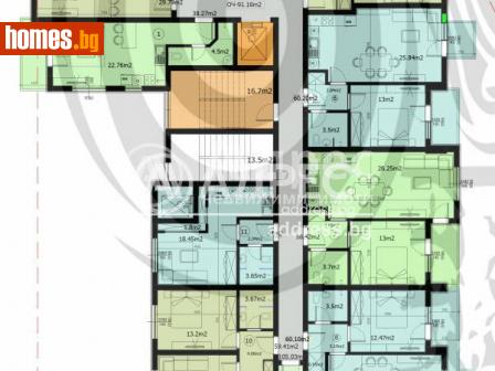 Тристаен, 94m² - Апартамент за продажба - 114142875