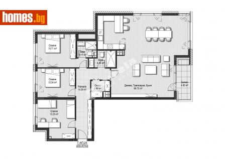 Четиристаен, 204m² - Апартамент за продажба - 114142982