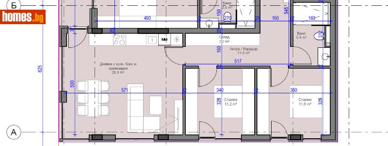 Двустаен, 81m² - Жк. Левски, София - Апартамент за продажба - ВМВ ИНЖЕНЕРИНГ ГРУП ЕООД - 114144724