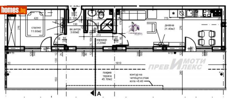 Двустаен, 109m² - Жк. Христо Смирненски, Пловдив - Апартамент за продажба - Превилекс имоти ЕООД - 114145008