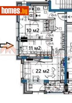 Тристаен, 91m² - Апартамент за продажба - 114147697