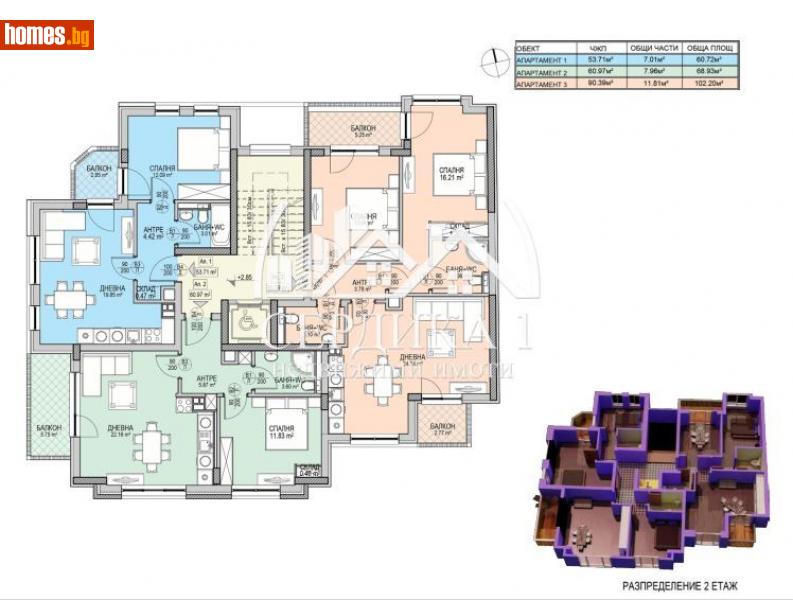 Четиристаен, 136m² - Кв. Кръстова Вада, София - Апартамент за продажба - СЕРДИКА 1 НЕДВИЖИМИ ИМОТИ ЕООД - 114152005