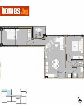 Тристаен, 97m² - Апартамент за продажба - 114158228