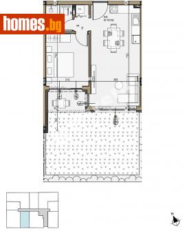 Двустаен, 64m² - Апартамент за продажба - 114158259