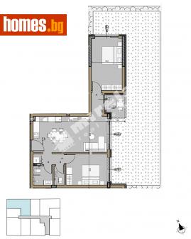 Тристаен, 97m² - Апартамент за продажба - 114158277