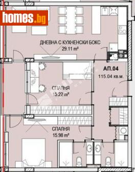 Тристаен, 115m² - Апартамент за продажба - 114174151
