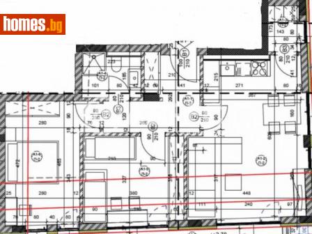 Тристаен, 98m² - Апартамент за продажба - 114200302