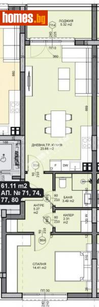 Двустаен, 75m² - Кв. Галата, Варна - Апартамент за продажба - МИРЕЛА - 114200702