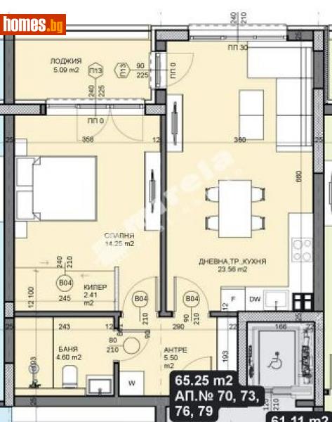 Двустаен, 75m² - Кв. Галата, Варна - Апартамент за продажба - МИРЕЛА - 114200705