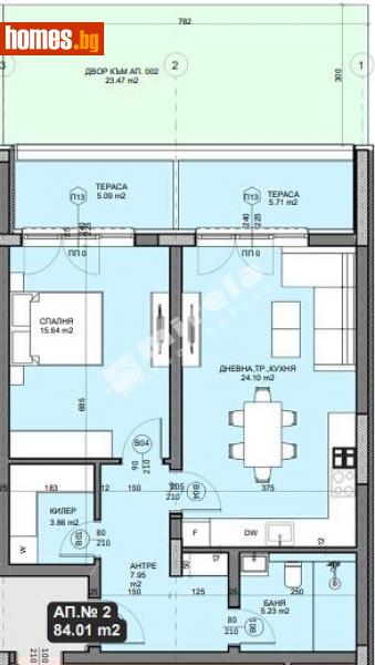 Двустаен, 84m² - Кв. Галата, Варна - Апартамент за продажба - МИРЕЛА - 114200717