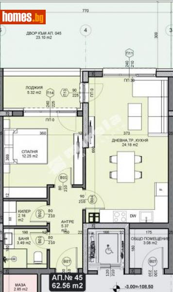 Двустаен, 95m² - Кв. Галата, Варна - Апартамент за продажба - МИРЕЛА - 114200723