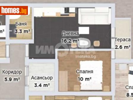 Двустаен, 65m² - Апартамент за продажба - 114240231