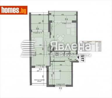 Тристаен, 108m² - Апартамент за продажба - 114240443