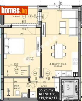 Двустаен, 74m² - Апартамент за продажба - 114253277
