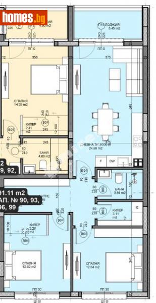 Тристаен, 104m² - Кв. Галата, Варна - Апартамент за продажба - МИРЕЛА - 114253285