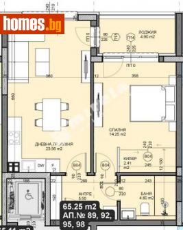 Двустаен, 74m² - Апартамент за продажба - 114253286