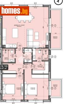 Тристаен, 158m² - Апартамент за продажба - 114253291