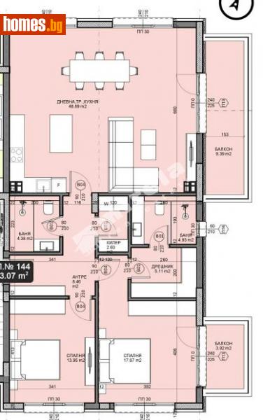 Тристаен, 158m² - Кв. Галата, Варна - Апартамент за продажба - МИРЕЛА - 114253291
