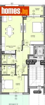 Тристаен, 124m² - Апартамент за продажба - 114253292