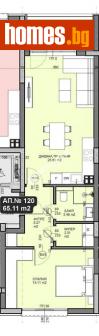 Двустаен, 74m² - Апартамент за продажба - 114253300