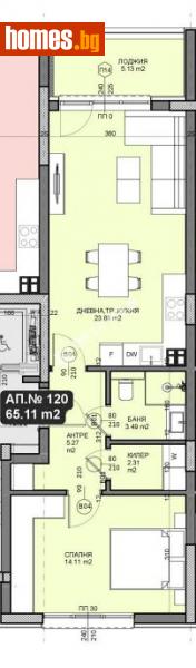 Двустаен, 74m² - Кв. Галата, Варна - Апартамент за продажба - МИРЕЛА - 114253300