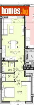 Двустаен, 74m² - Апартамент за продажба - 114253303