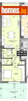 Двустаен, 89m² - Апартамент за продажба - 114253307