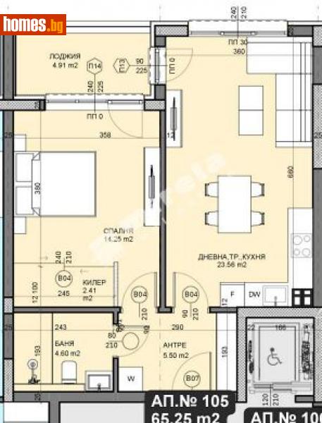 Двустаен, 74m² - Кв. Галата, Варна - Апартамент за продажба - МИРЕЛА - 114253312