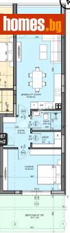 Двустаен, 100m² - Апартамент за продажба - 114253314