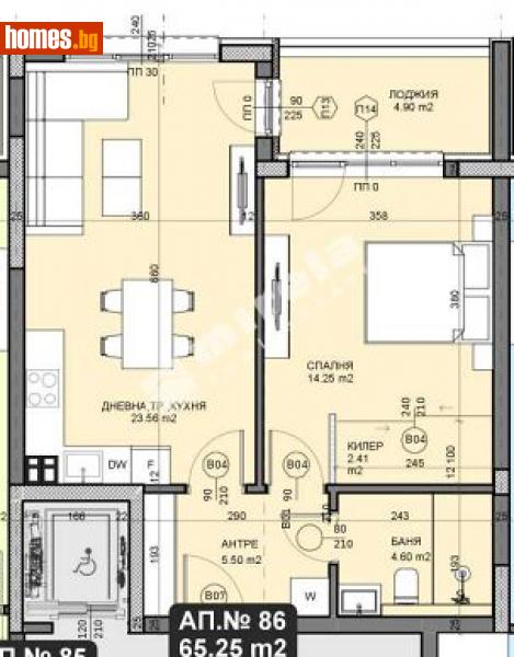 Двустаен, 74m² - Кв. Галата, Варна - Апартамент за продажба - МИРЕЛА - 114253315