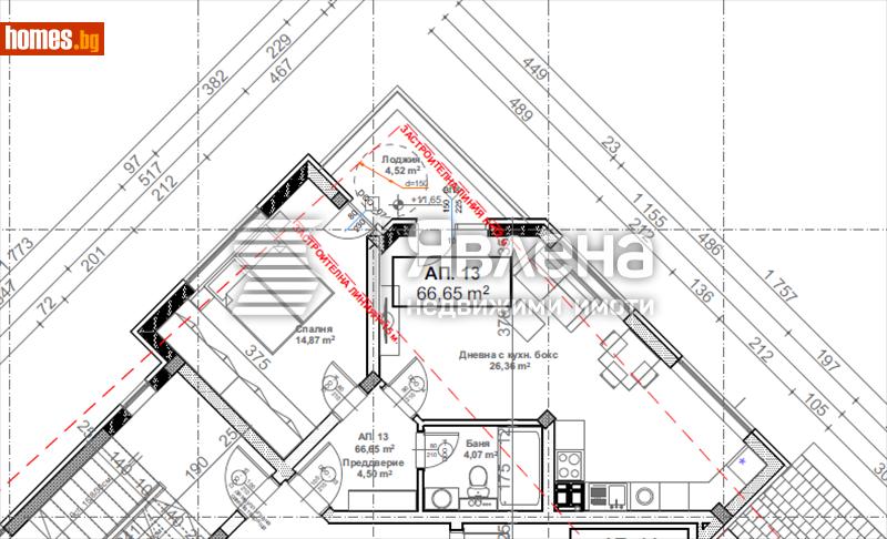 Двустаен, 76m² - Жк. Овча Купел 1, София - Апартамент за продажба - ЯВЛЕНА - 114253400