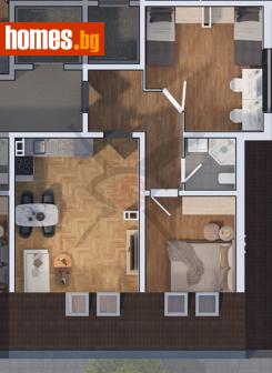 Тристаен, 91m² - Апартамент за продажба - 114255121