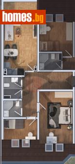 Тристаен, 92m² - Апартамент за продажба - 114255156