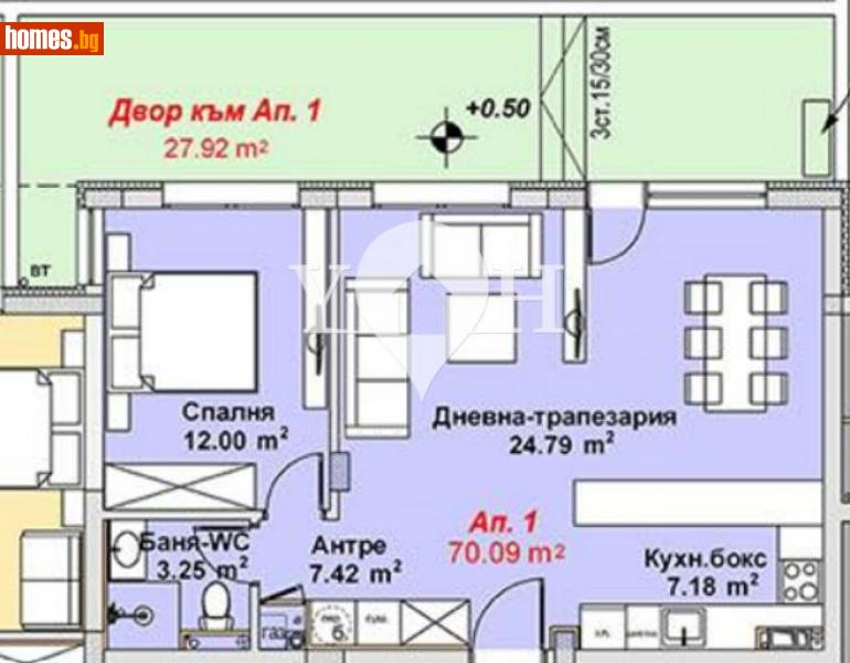 Двустаен, 97m² - Кв. Бояна, София - Апартамент за продажба - YOHOME - 114261087