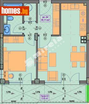 Двустаен, 77m² - Апартамент за продажба - 114268333