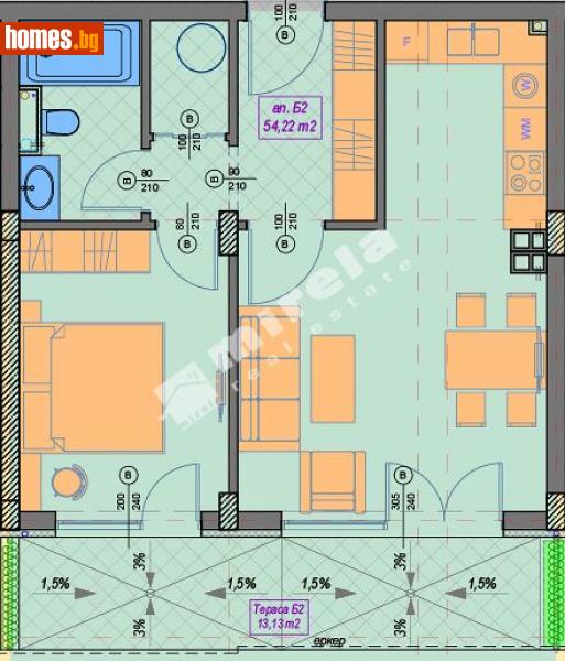 Двустаен, 76m² - Кв. Манастирски Ливади, София - Апартамент за продажба - МИРЕЛА - 114268345
