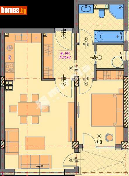 Двустаен, 84m² - Кв. Манастирски Ливади, София - Апартамент за продажба - МИРЕЛА - 114268506