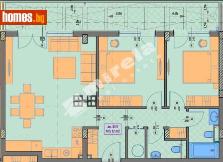 Тристаен, 119m² - Апартамент за продажба - 114268533