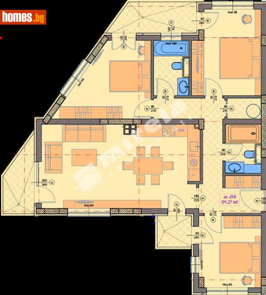Четиристаен, 138m² - Кв. Манастирски Ливади, София - Апартамент за продажба - МИРЕЛА - 114268619