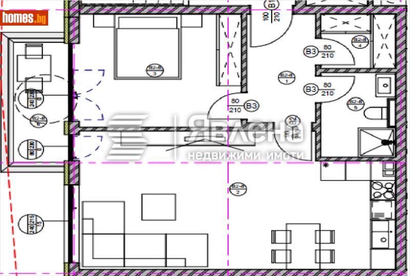 Двустаен, 80m² - Кв. Бриз, Варна - Апартамент за продажба - ЯВЛЕНА - 114268790