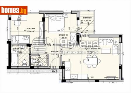 Тристаен, 101m² - Апартамент за продажба - 114268818