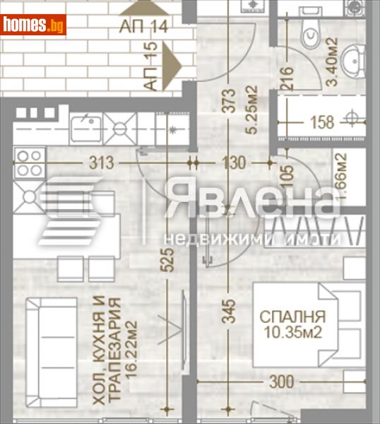 Двустаен, 89m² - Кв. Манастирски Ливади, София - Апартамент за продажба - ЯВЛЕНА - 114268987
