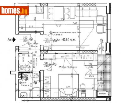 Двустаен, 75m² - Апартамент за продажба - 114278719