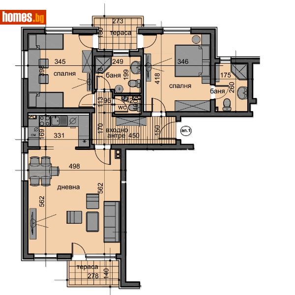 Тристаен, 149m² - Кв. Остромила, Пловдив - Апартамент за продажба - Ринекс Революшън - 114290039