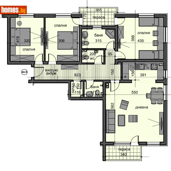 Многостаен, 179m² - Кв. Остромила, Пловдив - Апартамент за продажба - Ринекс Революшън - 114290044