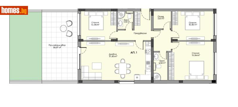 Многостаен, 135m² - Кв. Кършияка, Пловдив - Апартамент за продажба - Ринекс Революшън - 114290069