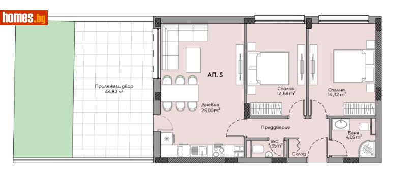 Тристаен, 85m² - Кв. Кършияка, Пловдив - Апартамент за продажба - Ринекс Революшън - 114290145