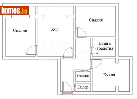 Тристаен, 87m² - Апартамент за продажба - 114296406